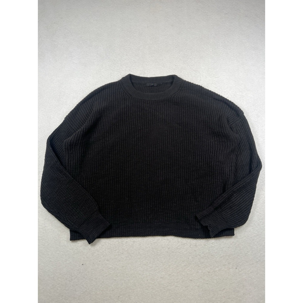 It Is Well LA‎ Cable Knit Cotton Sweater Size M Burgundy